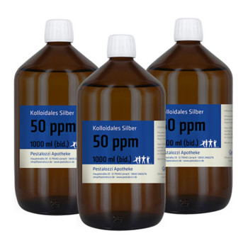 Kolloidales Silber bidest. (Silberwasser) 50 ppm
